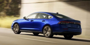 A 2024 Honda Accord driving down a highway near Orangeburg, South Carolina