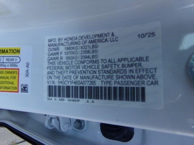 2025 Honda Accord SE