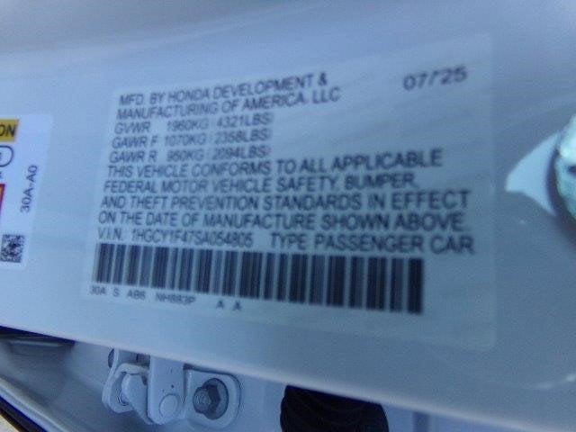 2025 Honda Accord SE