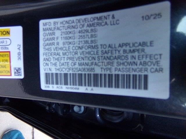 2025 Honda Accord Hybrid Touring