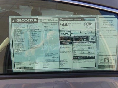 2025 Honda Accord Hybrid Touring