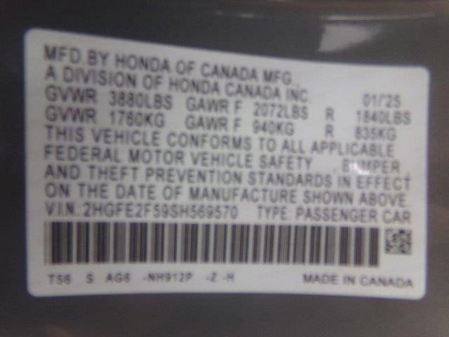 2025 Honda Civic Sport